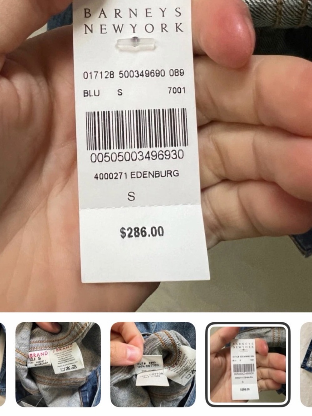 J Brand Classic Light Wash Denim Jacket - Small - Picture 13 of 13